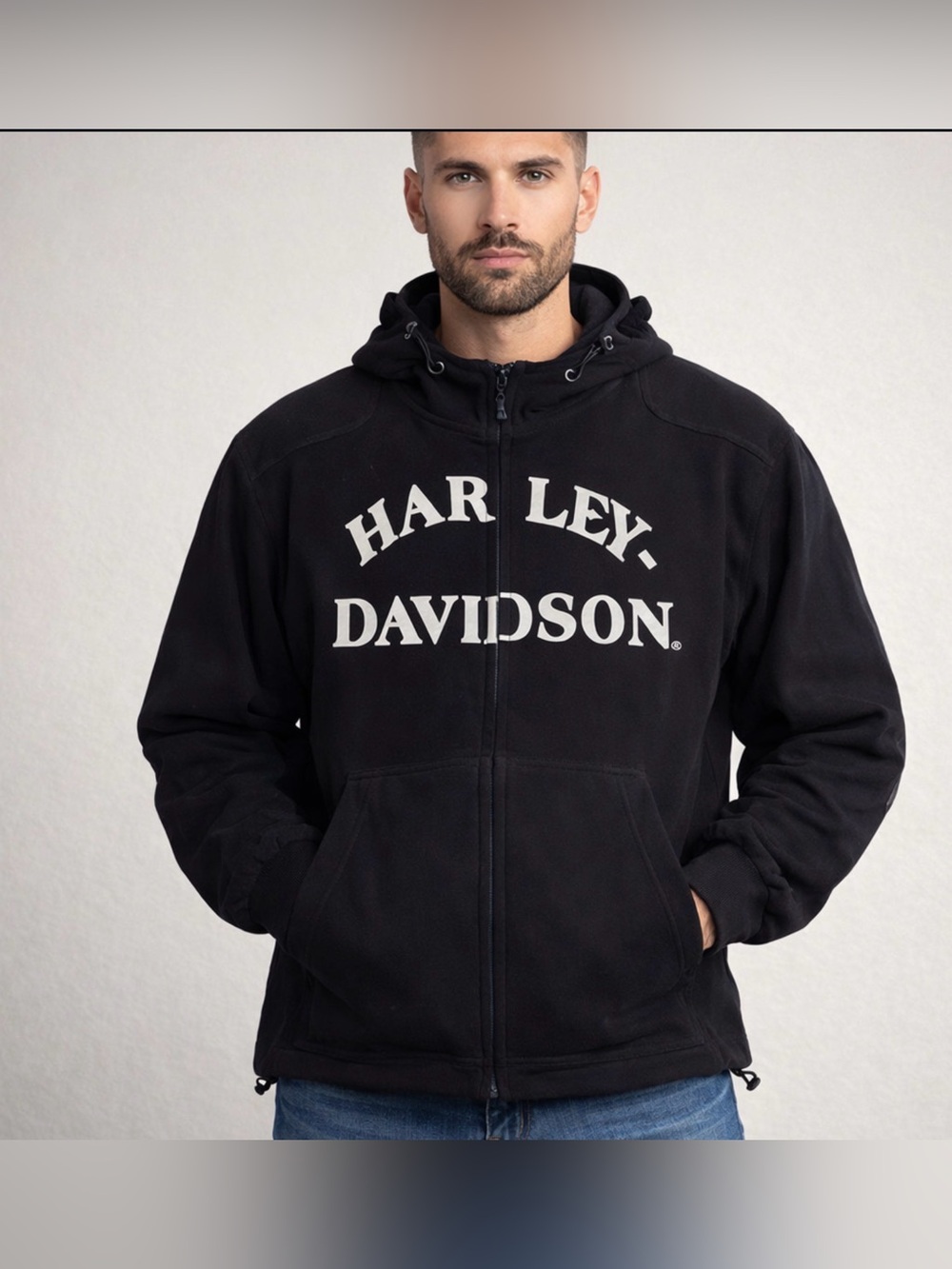 Harley-Davidson 2008 Men’s Willie G Skull Logo Fleece Jacket